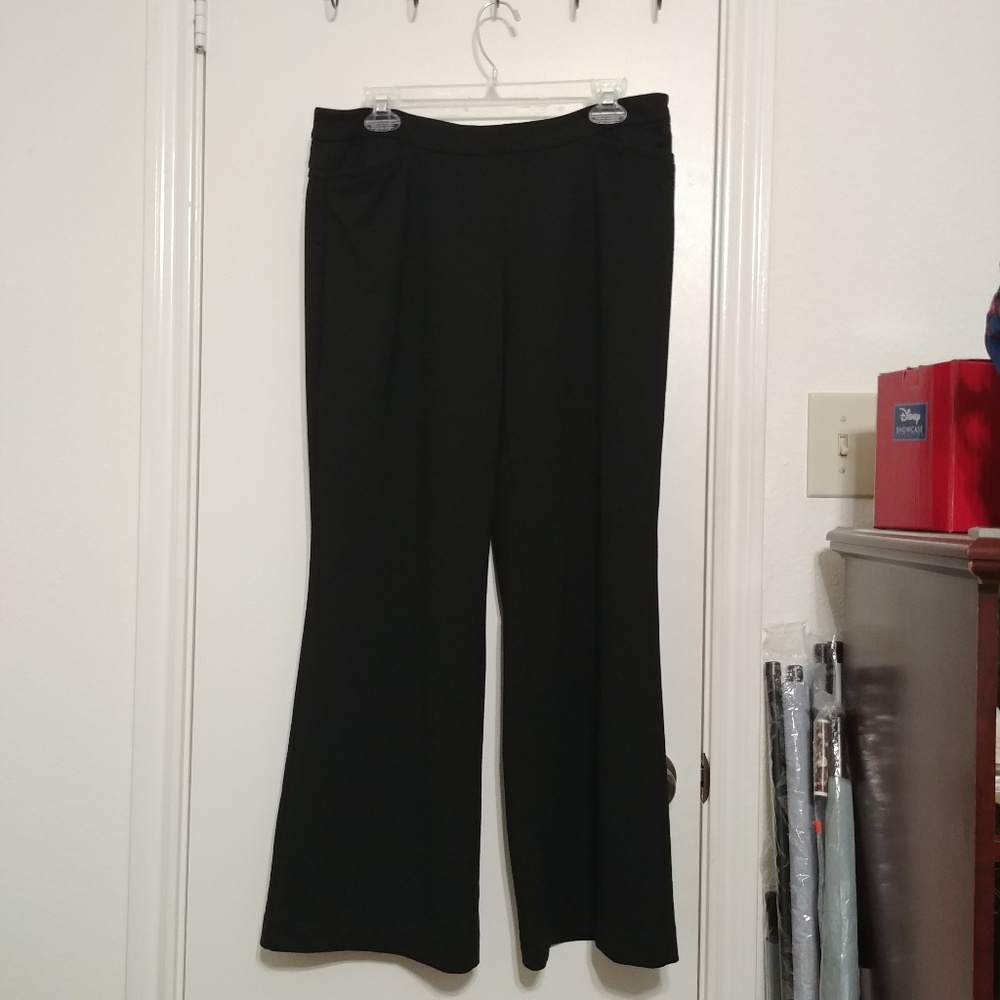 Sleek black slacks